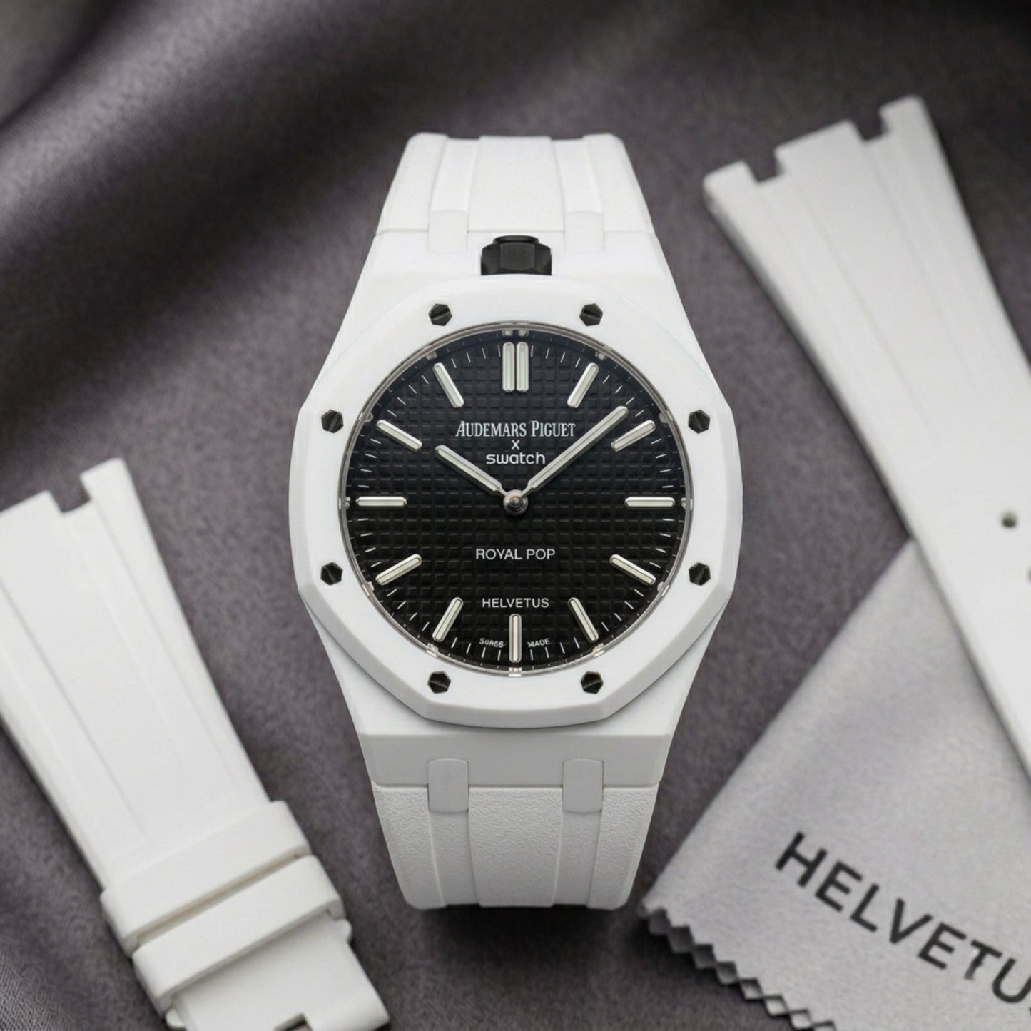 Royal Pop Adapter Kit & Rubber Strap for AP × Swatch – Helvetus® - Helvetus