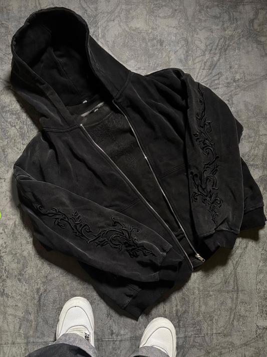 Nightfall Vintage Zip Hoodie