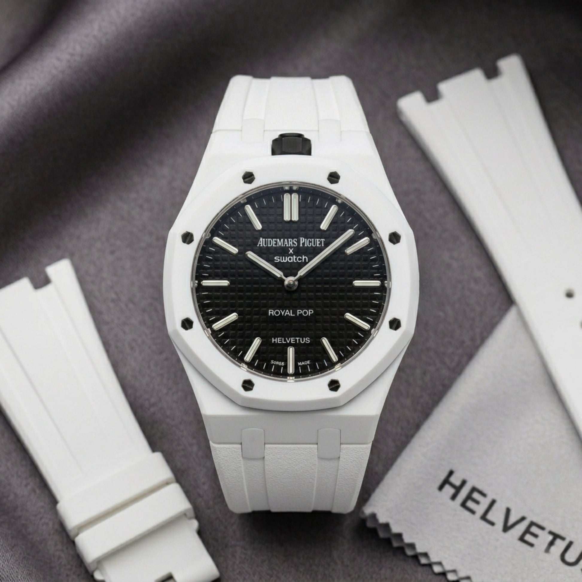 Royal Pop Adapter Kit & Rubber Strap for AP × Swatch – Helvetus® - Helvetus