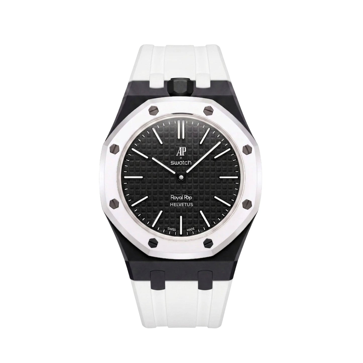Royal Pop Wrist Strap & Case — For Ocho Negro (Lépine, Crown at 12) - Helvetus