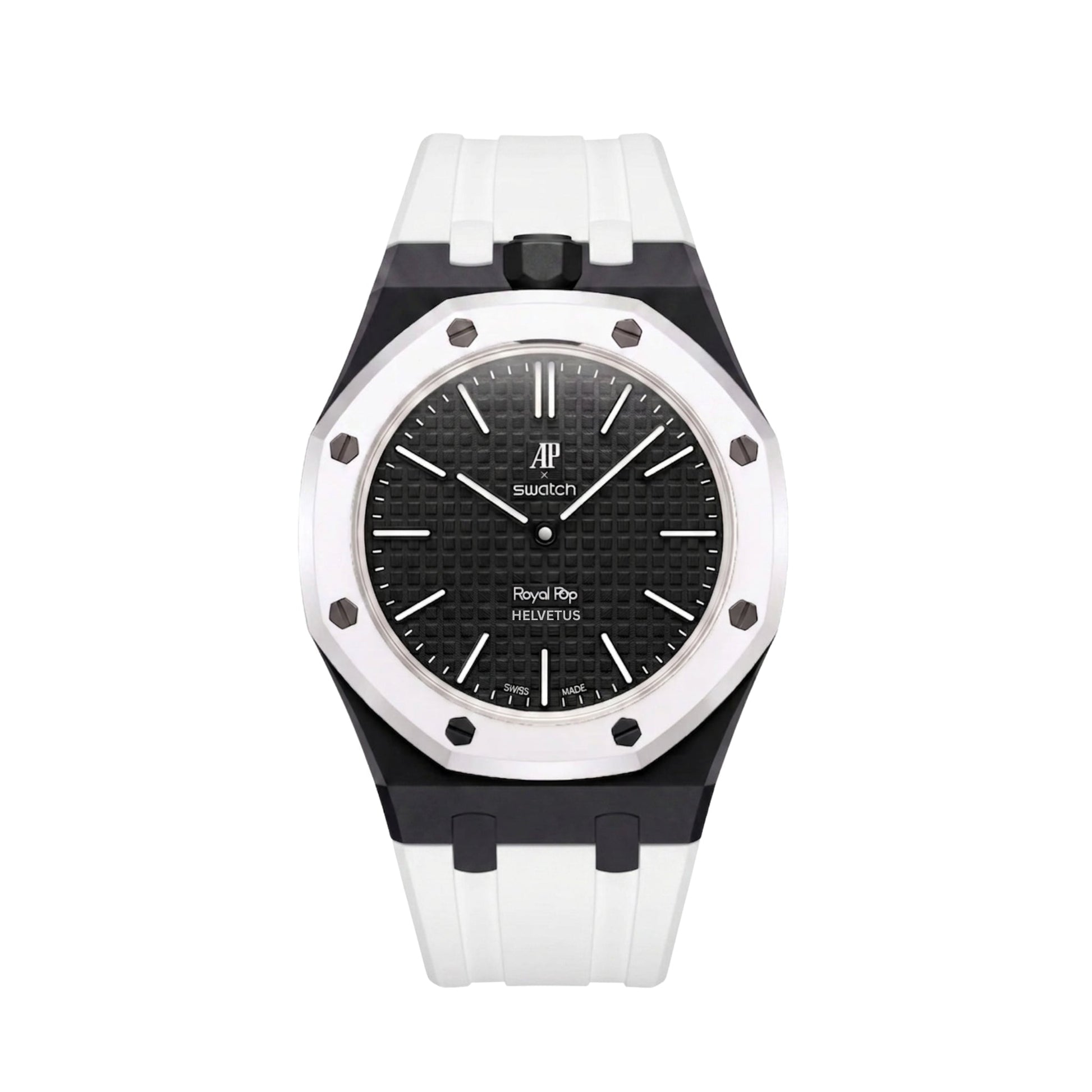 Royal Pop Wrist Strap & Case — For Ocho Negro (Lépine, Crown at 12) - Helvetus