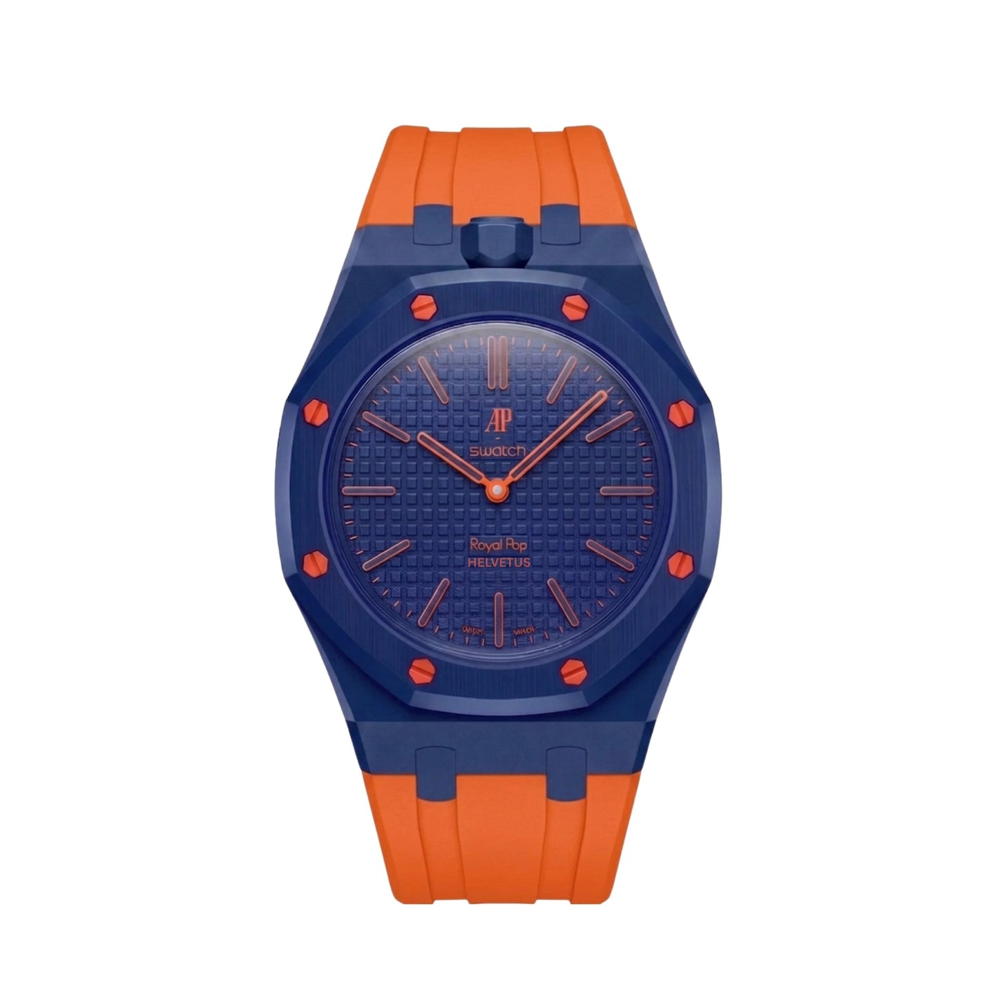 Royal Pop Wrist Strap & Case — For Orenji Hachi (Lépine, Crown at 12) - Helvetus