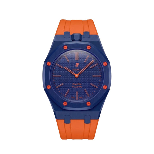 Royal Pop Wrist Strap & Case — For Orenji Hachi (Lépine, Crown at 12) - Helvetus