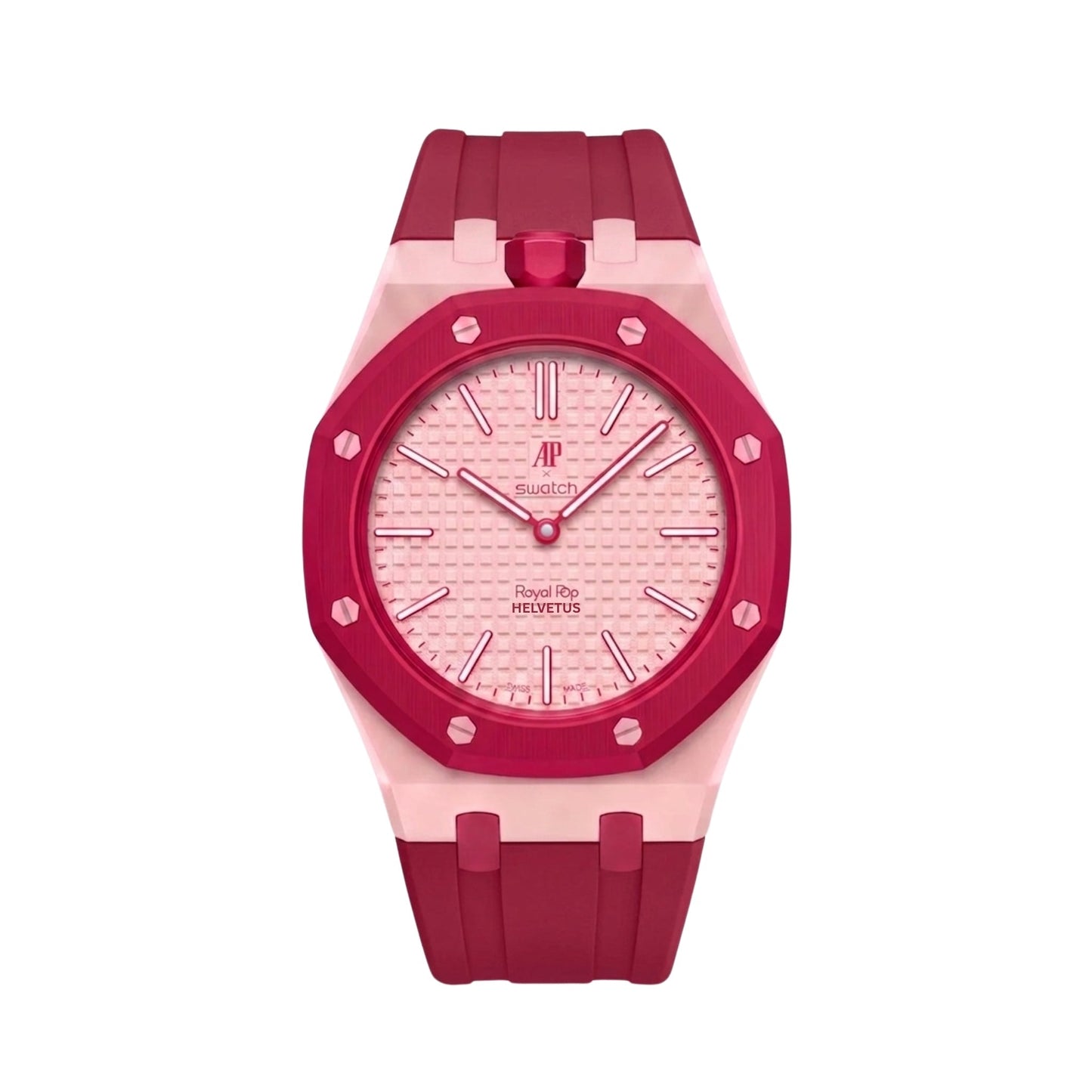 Royal Pop Wrist Strap & Case — For Otto Rosso (Lépine, Crown at 12) - Helvetus